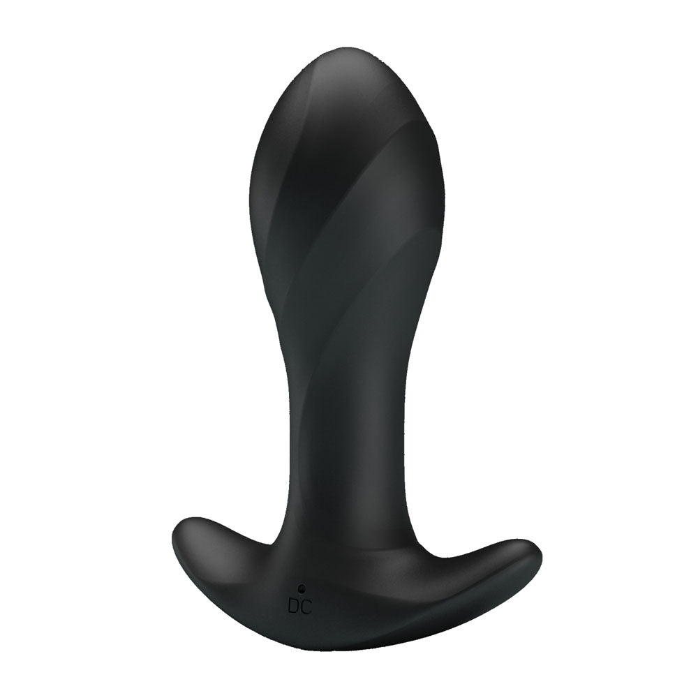 Party Up KEITH rechargeable vibrating butt plug made from medical grade silicone with flexible design and 12 vibration functions.