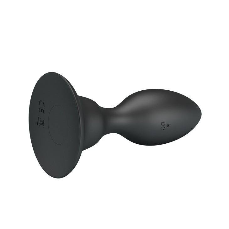 MR PLAY Vibrating Anal Plug -  10.8 cm USB Rechargeable Vibrating Butt Plug with Remote side view.