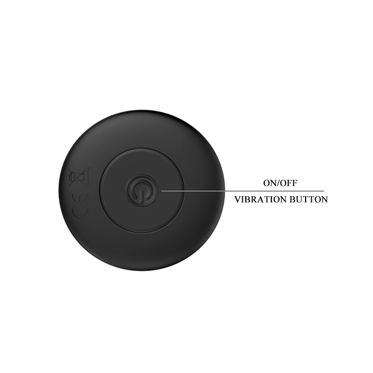 MR PLAY Vibrating Anal Plug -  12.8 cm USB Rechargeable Vibrating Butt Plug control panel with on/off and vibration button.