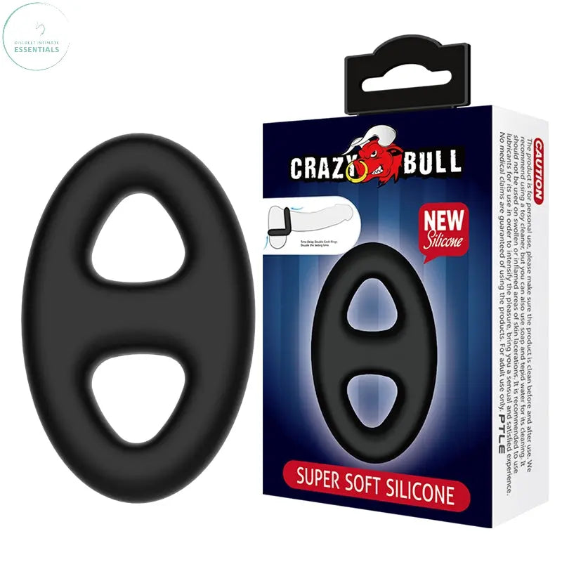Affordable quality CRAZY BULL Oval Cock & Ball Ring -  Cock & Ball Ring  from Crazy Bull by Discreet Intimate Essentials with Discreet Delivery 