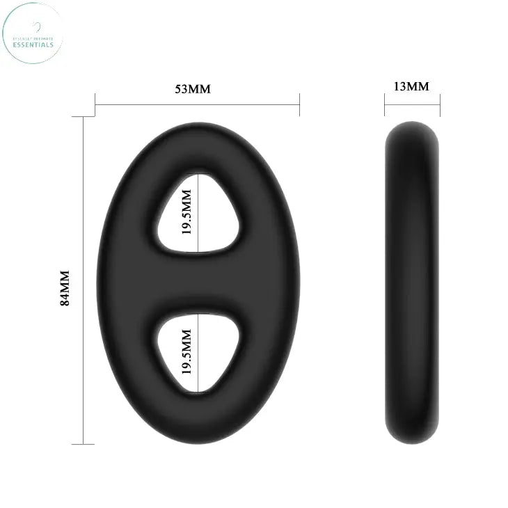 Affordable quality CRAZY BULL Oval Cock & Ball Ring -  Cock & Ball Ring  from Crazy Bull by Discreet Intimate Essentials with Discreet Delivery 