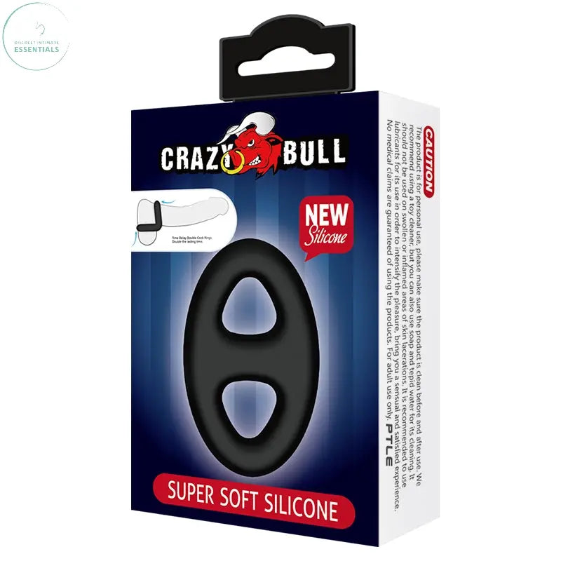 Affordable quality CRAZY BULL Oval Cock & Ball Ring -  Cock & Ball Ring  from Crazy Bull by Discreet Intimate Essentials with Discreet Delivery 