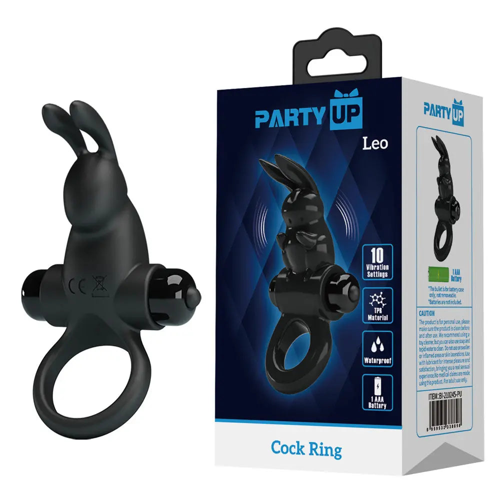 Affordable quality Party Up LARRY Vibrating Cock Ring -  Vibrating Cock Ring  from Party Up by Discreet Intimate Essentials with Discreet Delivery 