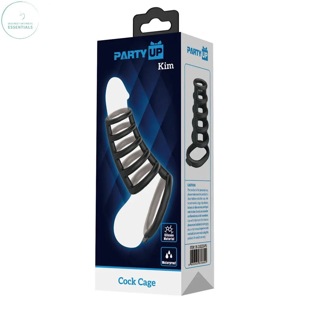 Affordable quality Party Up KIM Cock Cage -  Cock Ring Cage  from Party Up by Discreet Intimate Essentials with Discreet Delivery 