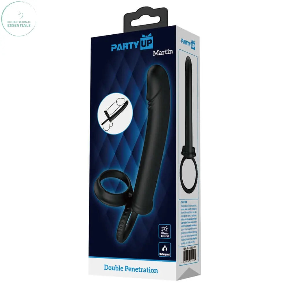 Affordable quality Party Up MARTIN Double Penetrator -  Cock & Ball Rings with Double Penetrator  from Party Up by Discreet Intimate Essentials with Discreet Delivery 
