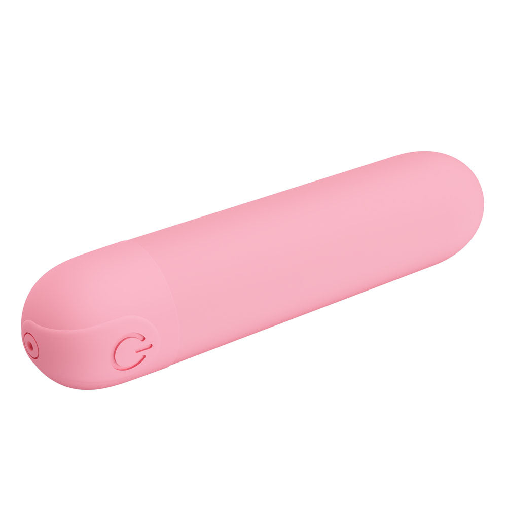 Party Up HENRY Mini Bullet -  -  8 cm USB Rechargeable Bullet in sleek pink design for intimate essentials for her.