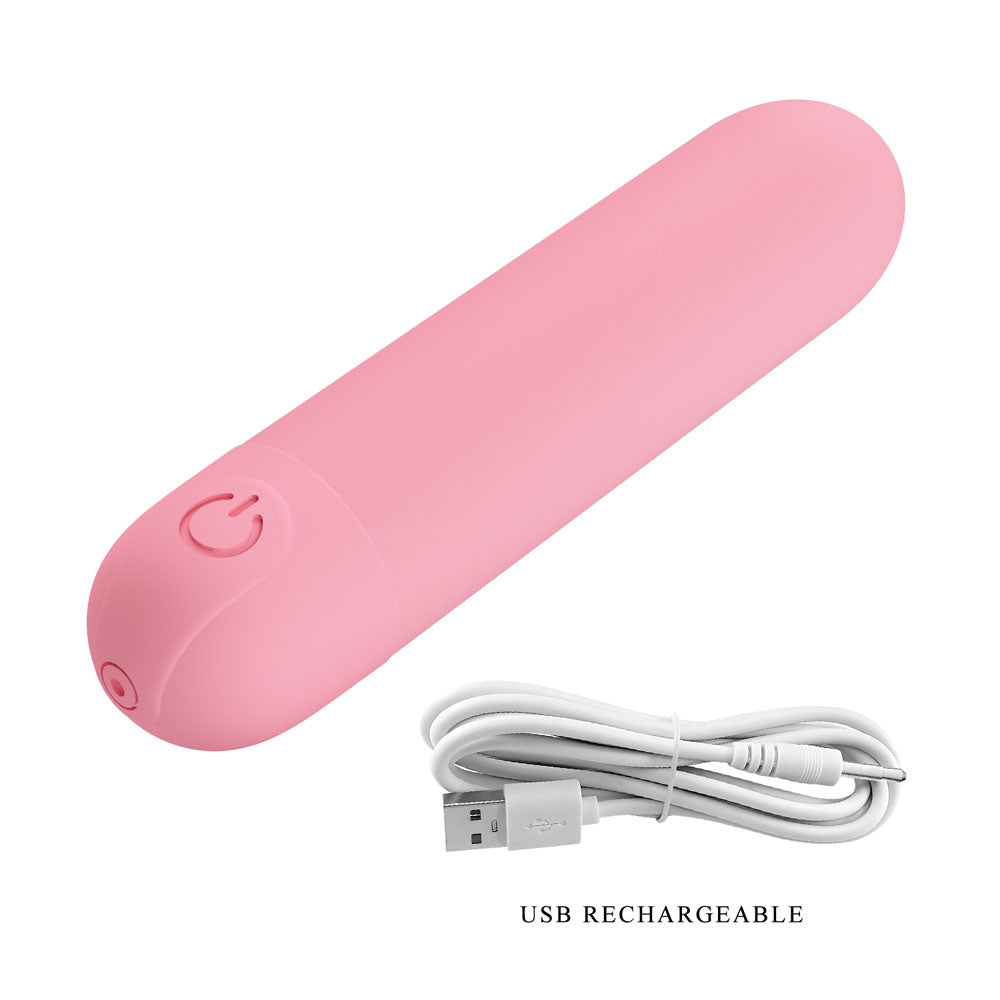 Party Up HENRY Mini Bullet -  -  8 cm USB Rechargeable Bullet with USB charging cable for intimate essentials for her.