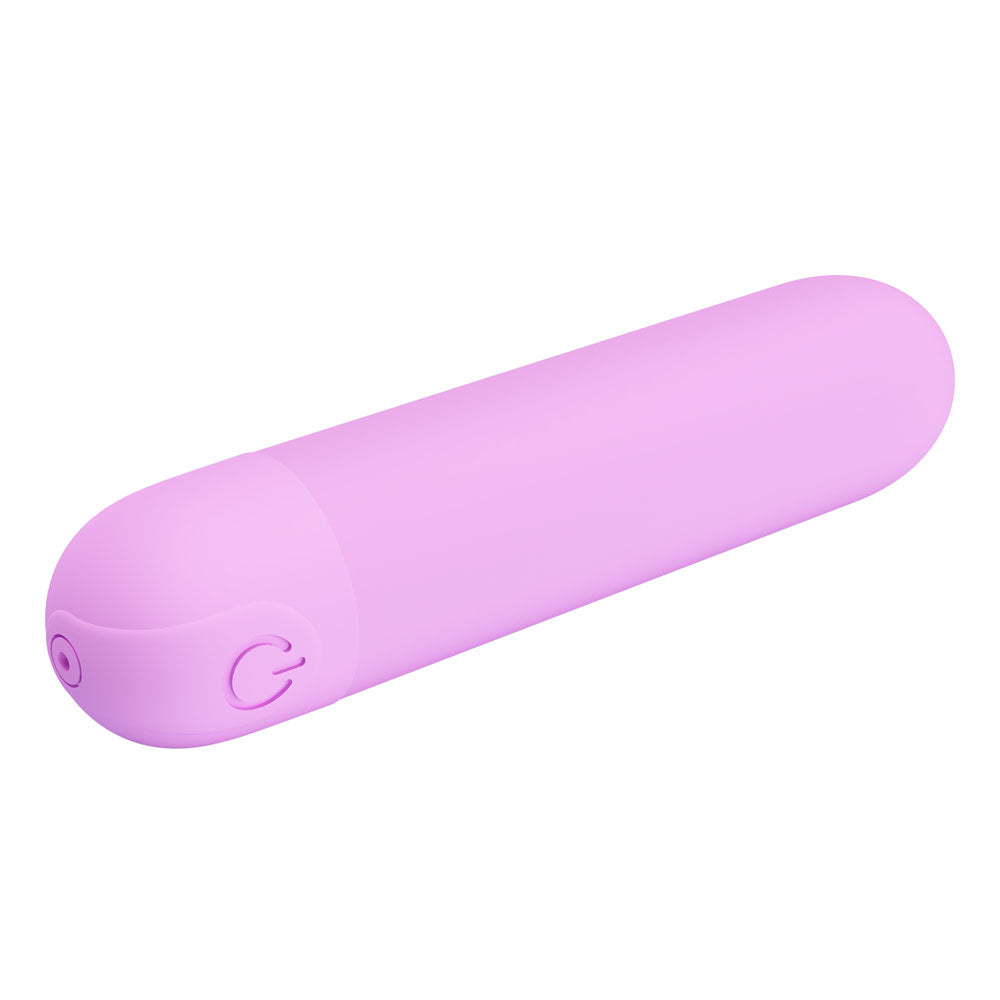 Party Up GREG Mini Bullet -  -  8 cm USB Rechargeable Bullet in soft pink color for intimate essentials for her.