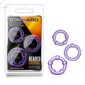 Affordable quality Stay Hard Beaded Cockrings -  Cock Rings - Set of 3 Sizes  from Blush Novelties by Discreet Intimate Essentials with Discreet Delivery 