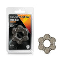 Stay Hard Thick Bead Cock Ring - Cock Ring in packaging with an elastic design for enhanced pleasure and comfort.
