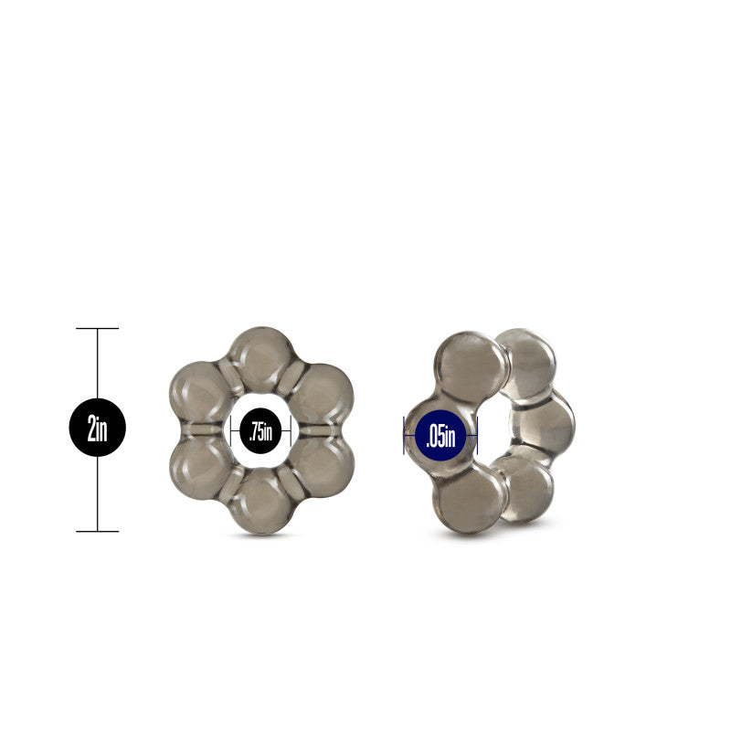 Stay Hard Thick Bead Cock Ring -  Cock Ring dimensions and design showcasing thickness and comfort.