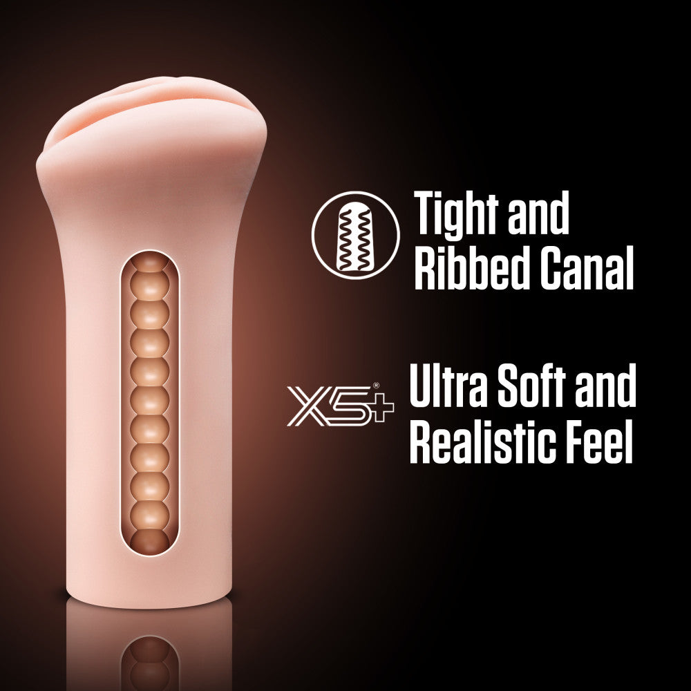 EnLust - Ashlynn - Vagina Stroker featuring a tight ribbed canal and ultra-soft X5+ material for a realistic feel.