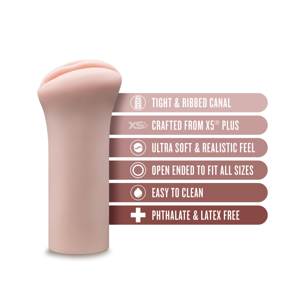 EnLust - Ashlynn -  Vagina Stroker features a tight, ribbed canal and ultra-soft X5® Plus material for a realistic feel.
