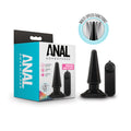 Anal Adventures Basic Vibrating Anal Pleaser -  10.1 cm Vibrating Butt Plug with multi-speed functions packaging.