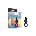 Anal Adventures Platinum Loop Plug - Small -  7.6 cm Butt Plug with ergonomic design and silicone material.