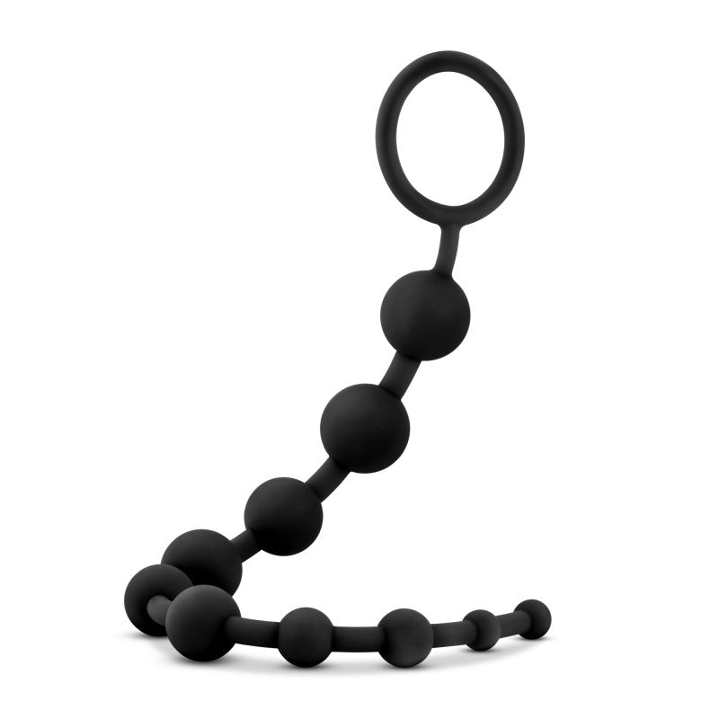 Anal Adventures Platinum 10 Anal Beads -  -  31.7 cm Anal Beads with smooth silicone for intimate pleasure.