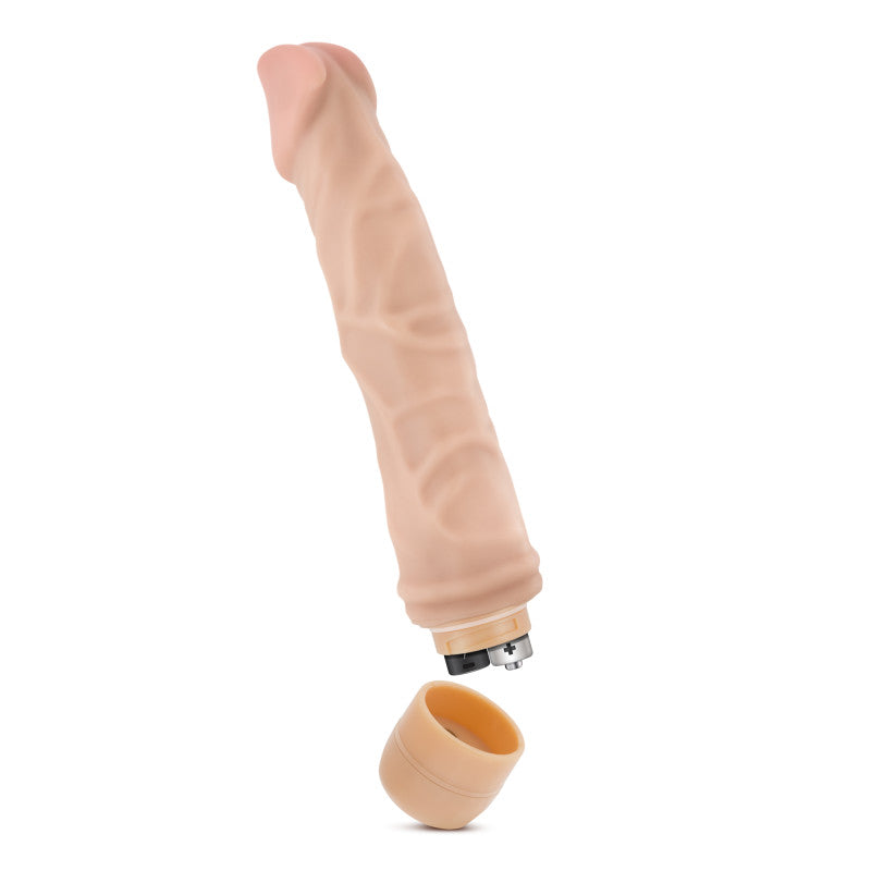 Dr. Skin Cock Vibe 6 - 8.5'' Cock -  21.6 cm Vibrating Dong with detachable base and realistic design.