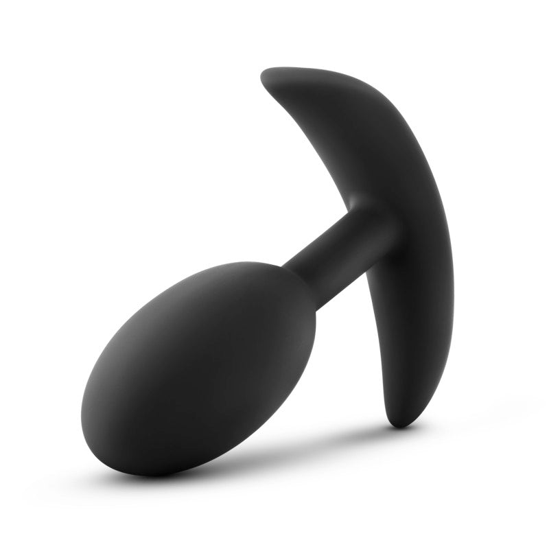 Anal Adventures Platinum Vibra Slim Plug - 10.1 cm Butt Plug with Internal Ball for enhanced pleasure and comfort.