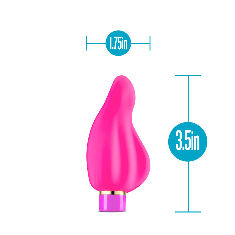 Aria Epic AF - Fuschia USB Rechargeable Stimulator measures 1.75in wide and 3.5in tall, perfect for intimate essentials for her.