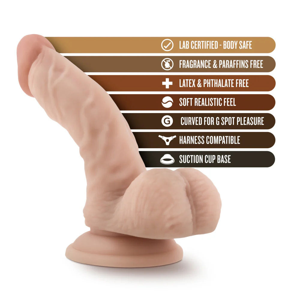 Coverboy - The Boy In Blue -  16.5 cm (6.5'') Dong with suction cup base for G-spot pleasure and harness compatibility.