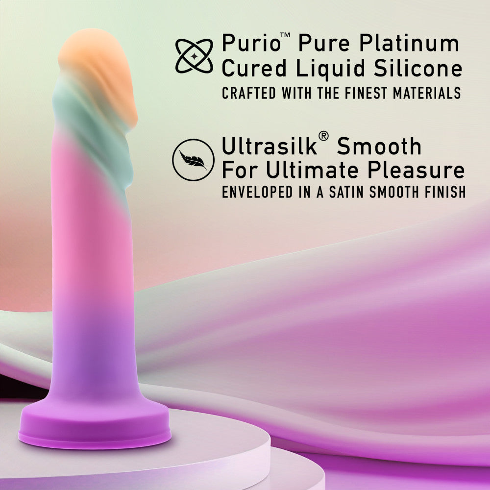 Avant - Sunrise Gaze - Sherbet 19 cm Dildo showcasing pastel hues and smooth design for intimate essentials for her.