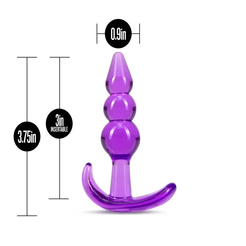 Affordable quality B Yours Triple Bead Anal Plug -  9.5 cm Butt Plug  from Blush Novelties by Discreet Intimate Essentials with Discreet Delivery 