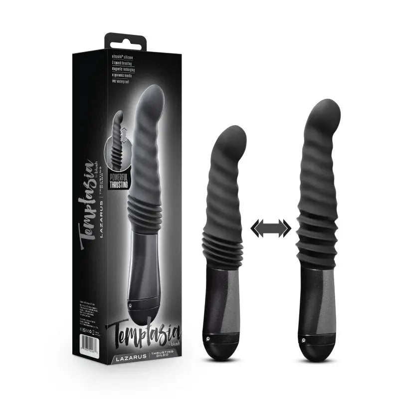 Temptasia Lazarus Thrusting Dildo -  25.4 cm USB Rechargeable Thrusting Dildo Blush Novelties Discreet Intimate Essentials.