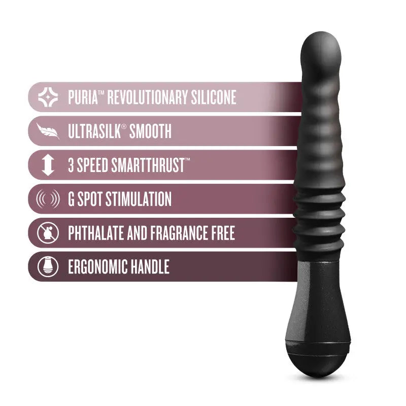 Temptasia Lazarus Thrusting Dildo -  25.4 cm USB Rechargeable Thrusting Dildo Blush Novelties Discreet Intimate Essentials.