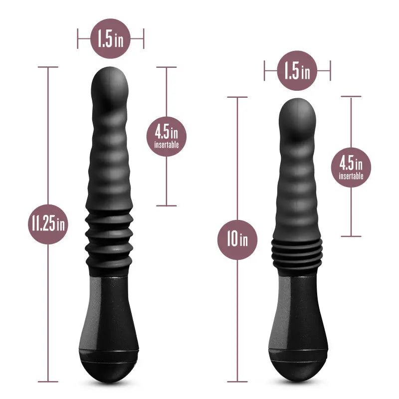 Temptasia Lazarus Thrusting Dildo -  25.4 cm USB Rechargeable Thrusting Dildo Blush Novelties Discreet Intimate Essentials.