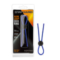 Stay Hard - Silicone Loop Cock Ring -  Adjustable Lasso Cock Ring packaging and product display on white background.