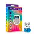 Play With Me Pleaser Rechargeable C-Ring -  -  Rechargeable Cock Ring with colorful packaging and product details.