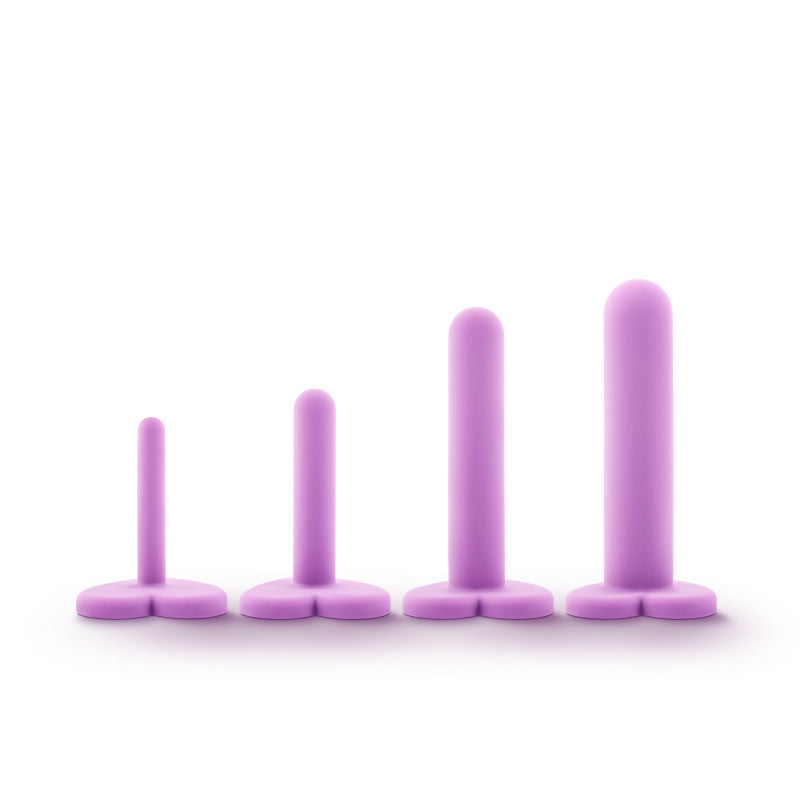 Wellness - Dilator Kit -  Vaginal Dilators - Set of 4 Sizes featuring silicone dilators in varying sizes.