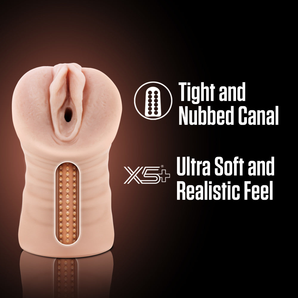 EnLust - Ayumi -  Vibrating Vagina Stroker showcasing tight and nubbed canal with ultra soft X5+ material.
