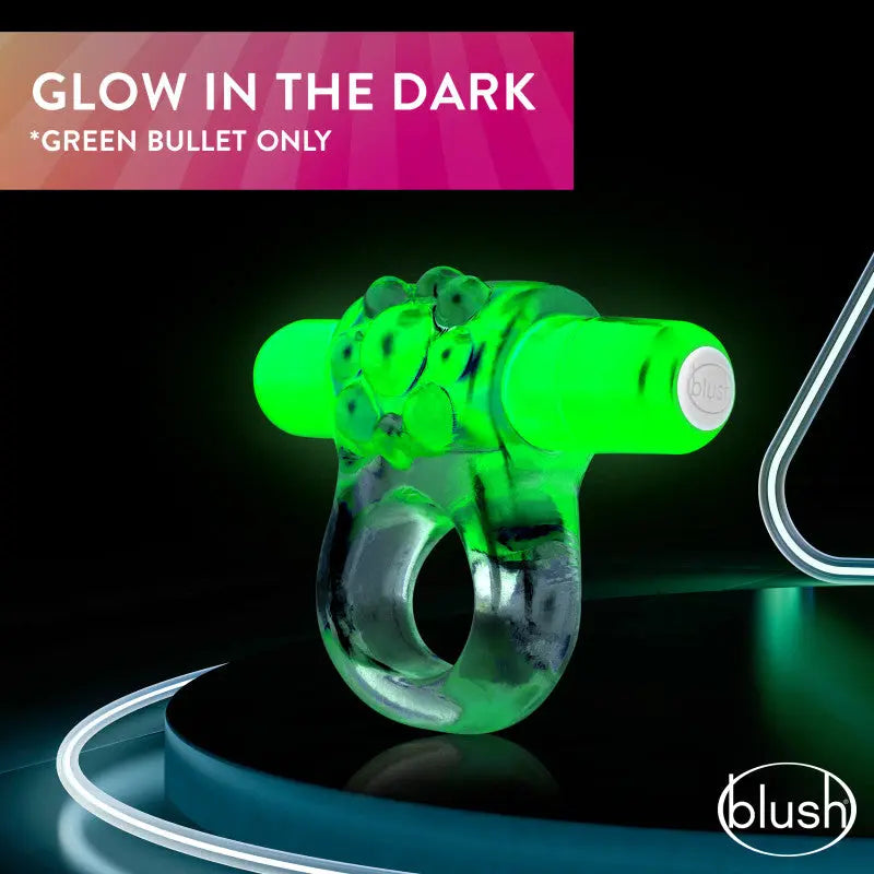 Affordable quality Play With Me Teaser Vibrating C-Ring - G -  from Blush Novelties by Discreet Intimate Essentials with Discreet Delivery 