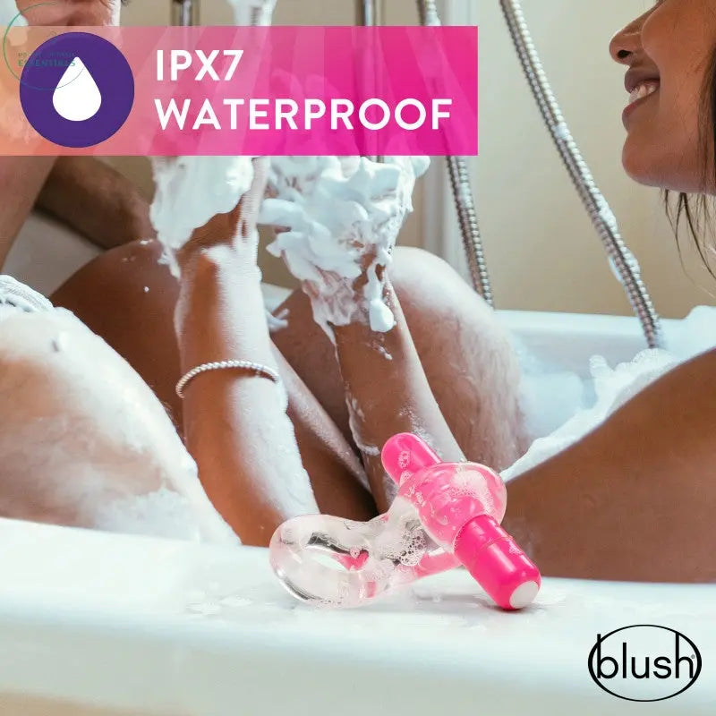 Affordable quality Play With Me Delight Vibrating C-Ring - Clear/ Vibrating Cock Ring  from Blush Novelties by Discreet Intimate Essentials with Discreet Delivery 