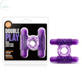 Affordable quality Play With Me - Double Play -  Dual Vibrating Cock Ring  from Blush Novelties by Discreet Intimate Essentials with Discreet Delivery 