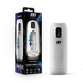 M For Men Robo-Bator - USB Rechargeable Vibrating Auto Stroker with 7 stroking functions and sleek design.