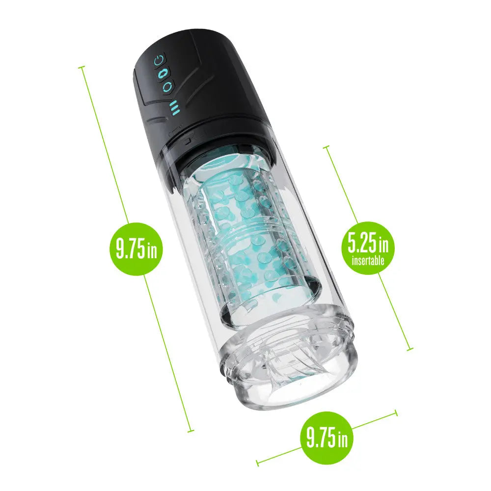 M For Men - Whirlwind Pro -  USB Rechargeable Rotating & Sucking Auto Stroker Blush Novelties Discreet Intimate Essentials.