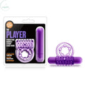 Affordable quality Play With Me - The Player -  Vibrating Cock & Ball Rings  from Blush Novelties by Discreet Intimate Essentials with Discreet Delivery 