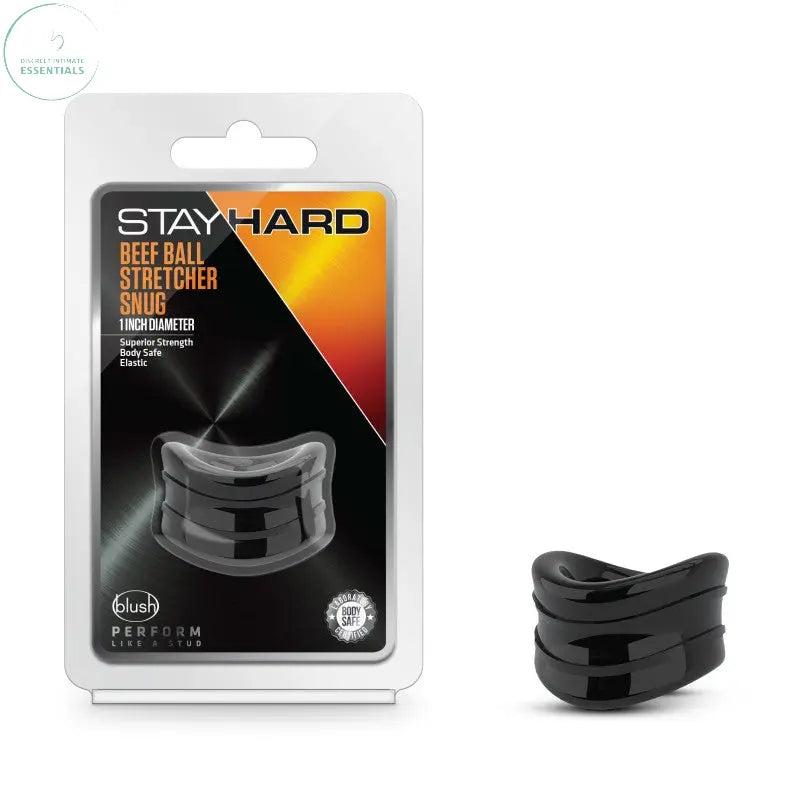 Affordable quality Stay Hard Beef Ball Stretcher Snug -  2.5 cm Ball Stretcher Ring  from Blush Novelties by Discreet Intimate Essentials with Discreet Delivery 