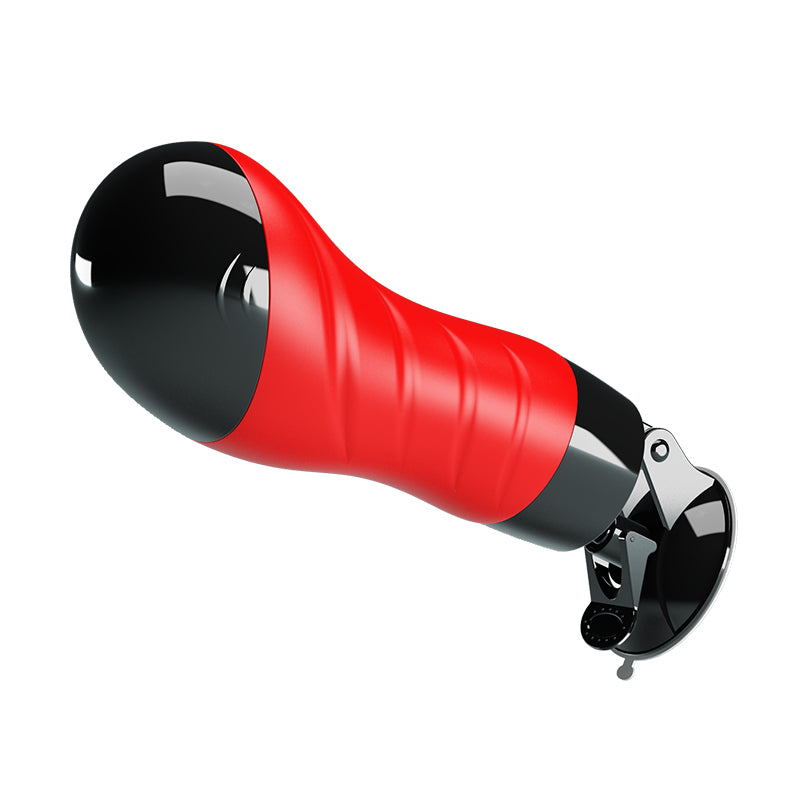 CRAZY BULL DELIA Vibrating Stroker - Vibrating Vagina Stroker with Suction Base, designed for ultimate pleasure.