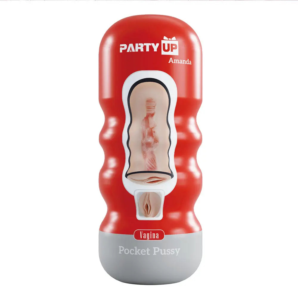 Party Up AMANDA Pocket Pussy -  Vagina Stroker Party Up Discreet Intimate Essentials.