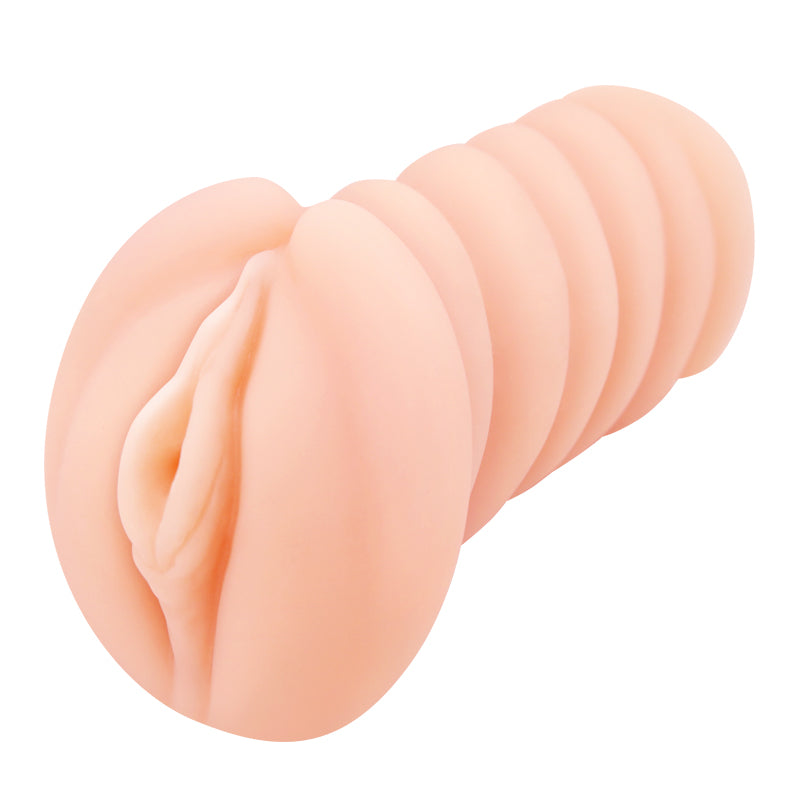 CRAZY BULL LAURA Vagina Stroker - Vagina Stroker made from lifelike TPR with ribbed tunnel for stimulation.