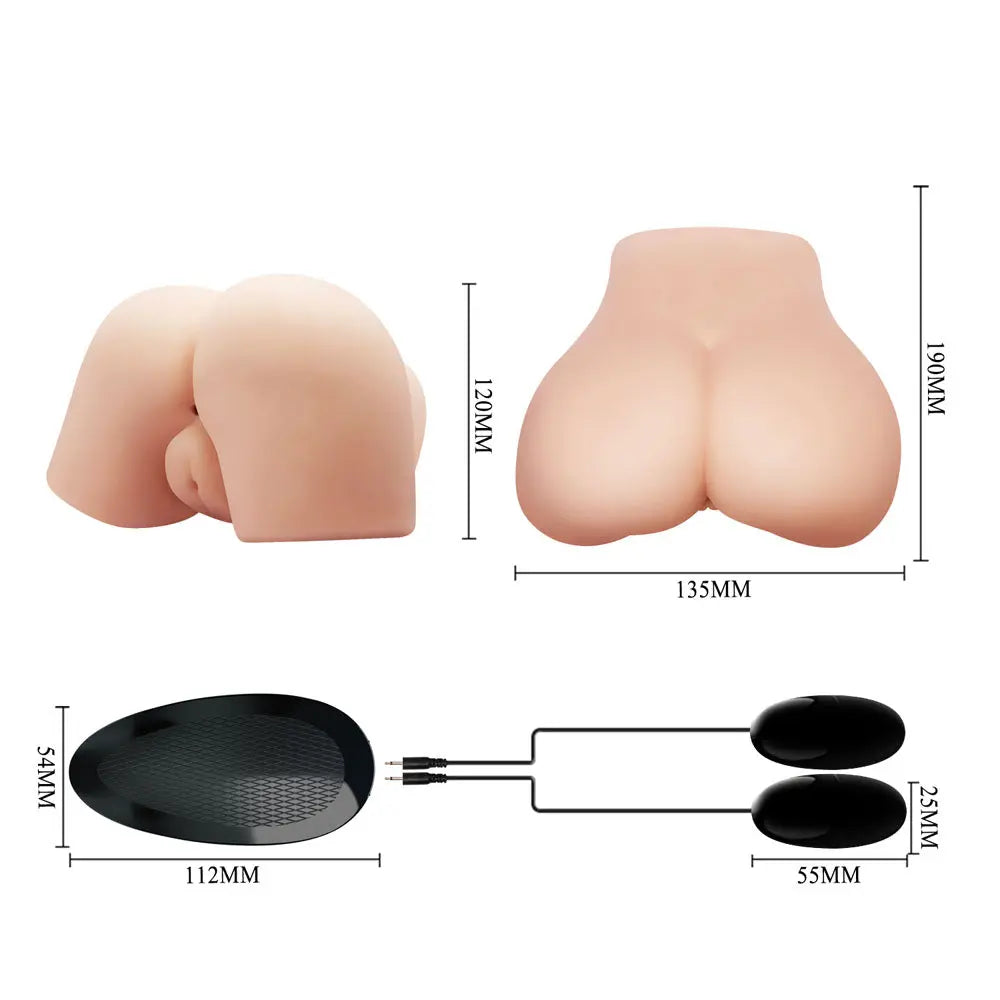 CRAZY BULL Vibrating Doggy Torso -  Vibrating Doggy Style Torso Masturbator Crazy Bull Discreet Intimate Essentials.