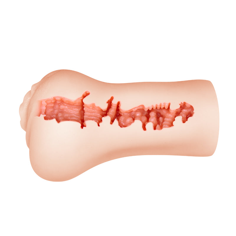 CRAZY BULL MAGGIE Vagina Stroker - Vagina Stroker with ribbed love tunnel design for ultimate pleasure.