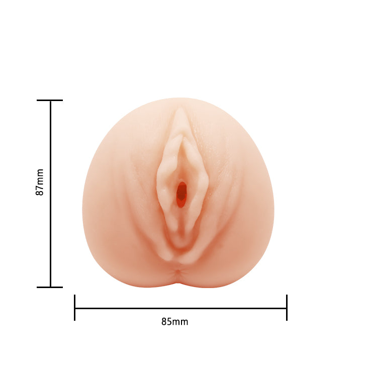 CRAZY BULL MAGGIE Vagina Stroker - Vagina Stroker with realistic pink design and dimensions of 87mm height and 85mm width.
