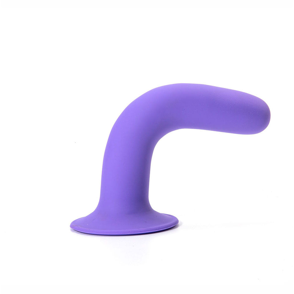 Maia MARIN -  -  20.3 cm Dong in purple, a flexible silicone sex toy with a strong suction cup for targeted pleasure.