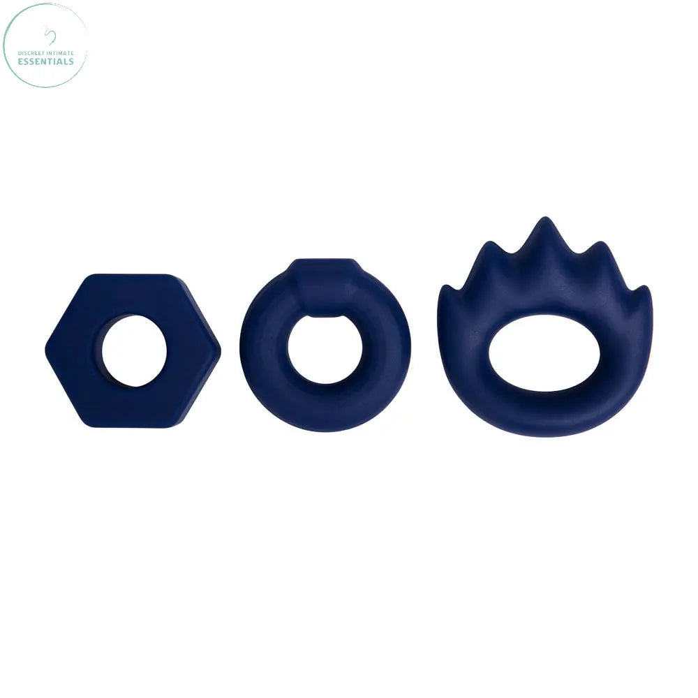Affordable quality Maia LONZO -  Silicone Cock Rings - Set of 3  from Maia Toys by Discreet Intimate Essentials with Discreet Delivery 