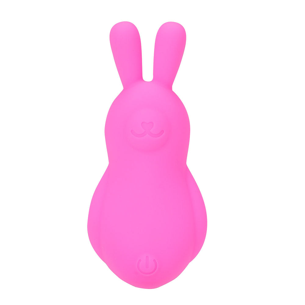 Maia BRI -  -  9 cm USB Rechargeable Vibrating Bunny Bullet in pink silicone design.