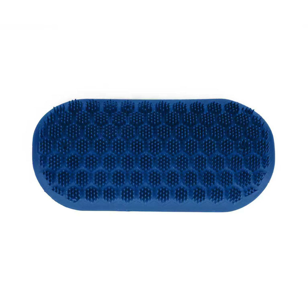Maia MADDOX - Textured Stroker Sleeve in blue, featuring a hexagonal textured surface for enhanced pleasure.